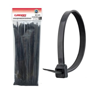 ABRAÇADEIRA DE NYLON 7,2X250MM - REFORÇADA - C/ 50UN. PRETA - GADAN