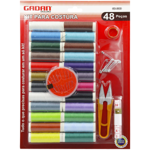 KIT DE COSTURA COM 48 PCS - GADAN