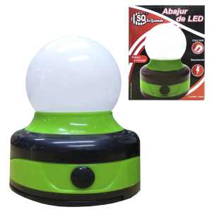 LAMPIÃO DE LED COM IMA SQ ( A PILHA )